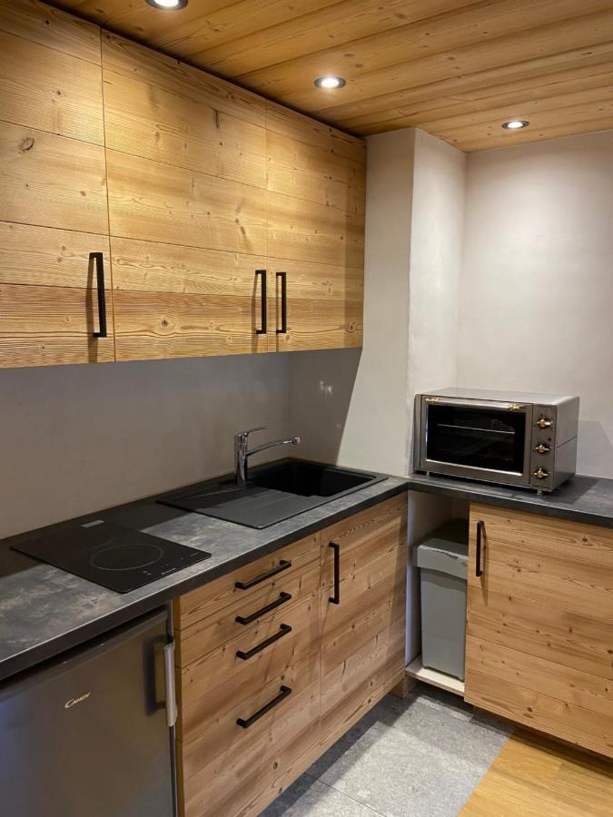 Studio Face Aux Pistes Praz-sur-Arly Bagian luar foto