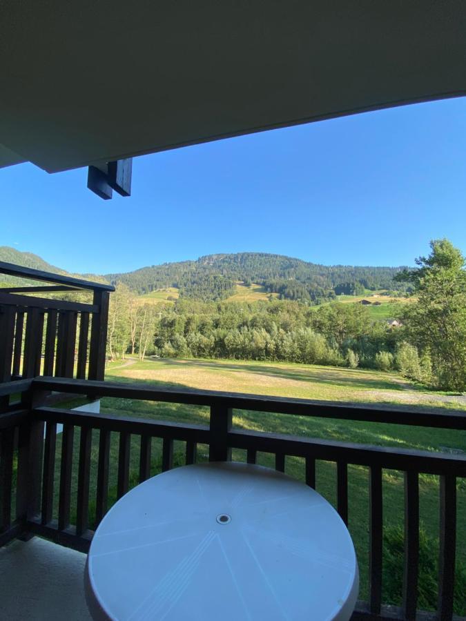 Studio Face Aux Pistes Praz-sur-Arly Bagian luar foto