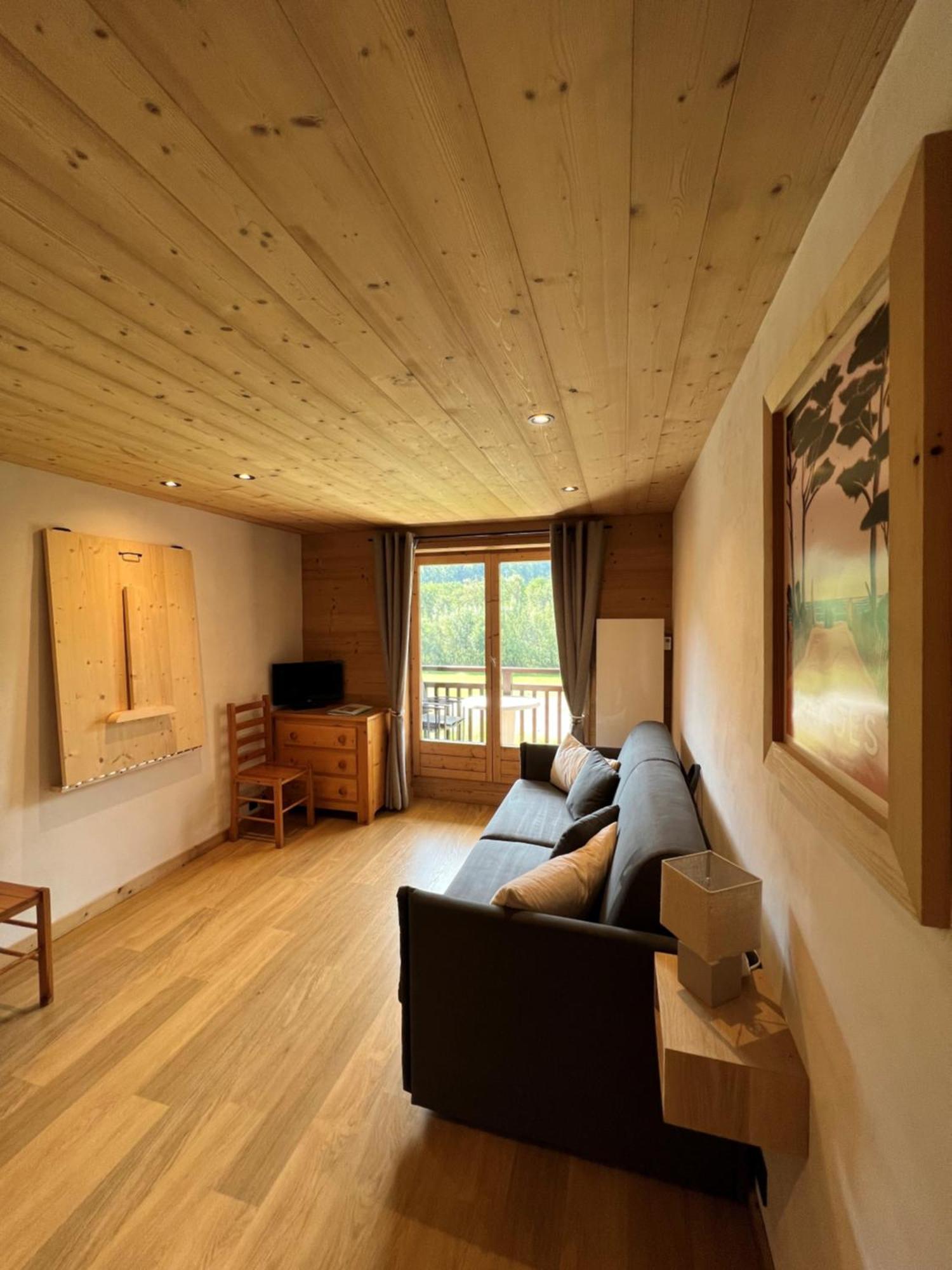 Studio Face Aux Pistes Praz-sur-Arly Bagian luar foto